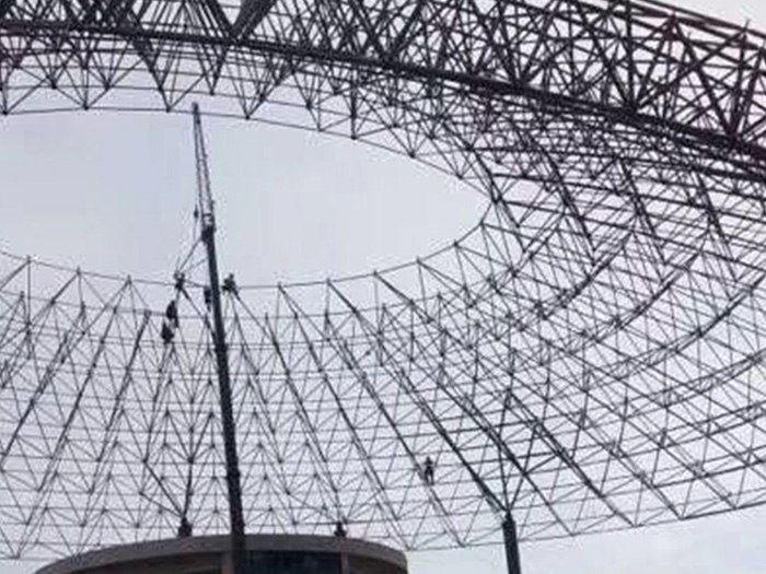 中卫篮球馆球形网架厂家价格